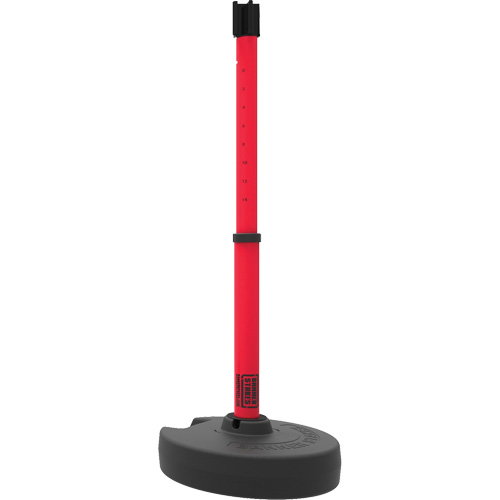PLUS Barrier Post Set Receiver, 42" High, Red Brunswick Fyr & Safety
