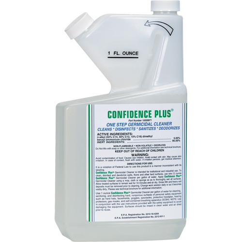 Confidence Plus Germicidal Respirator Cleaner, Liquid Brunswick Fyr & Safety
