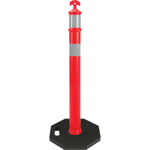 High-Visibility Delineator Post, 42" H, Orange Brunswick Fyr & Safety