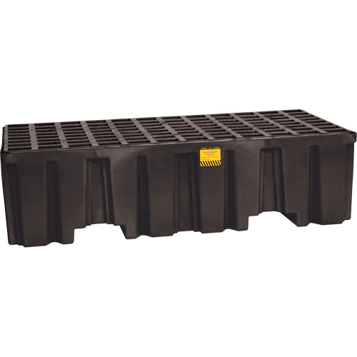 Palette de confinement des d&eacute;versements, Capacit&eacute; de d&eacute;versement 66 gal. US, 26,25" x 51" x 13,75" Brunswick Fyr & Safety