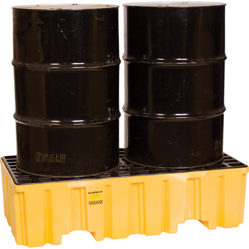 Spill Containment Pallet, 66 US gal. Spill Capacity, 26.25" x 51" x 13.75" Brunswick Fyr & Safety