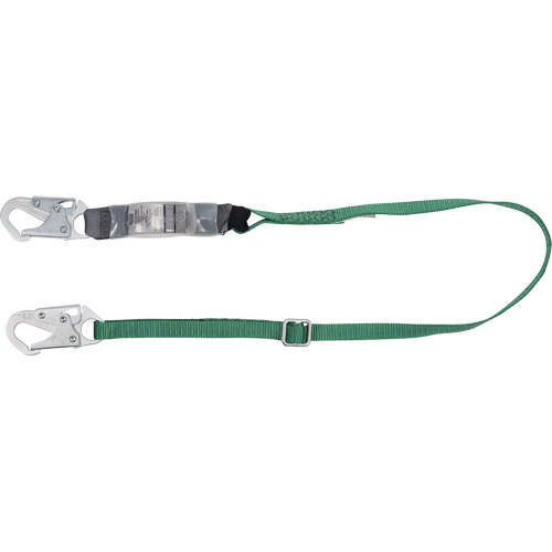 V-Series Lanyard, 6', Snap Hook Center, Snap Hook Leg Ends, Polyester Brunswick Fyr & Safety