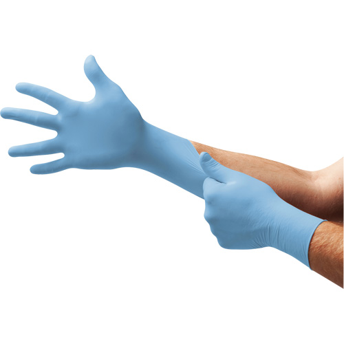 Gants d'examen XC-310 Xceed, T-Grand, Nitrile, 4,3 mils, Sans poudre, Bleu, Classe 2 Brunswick Fyr & Safety