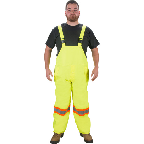 RZ1000 Rain Bib Pants, Polyester, Small, High Visibility Lime-Yellow Brunswick Fyr & Safety