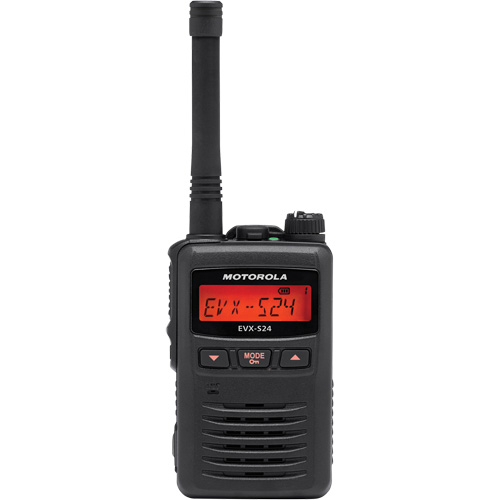 Radio portative de s&eacute;rie EVX-S24, Bande UHF, 256 canaux, Port&eacute;e 200 000 pi² Brunswick Fyr & Safety