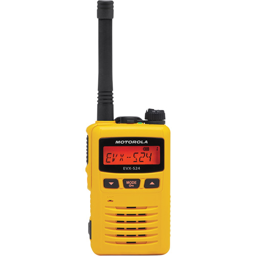 Radio portative de s&eacute;rie EVX-S24, Bande UHF, 256 canaux, Port&eacute;e 200 000 pi² Brunswick Fyr & Safety
