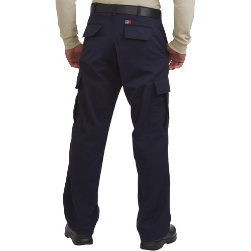 Pantalons cargo Westex UltraSoft, 30, x 36, Bleu marin, 12,4 cal/cm2 Brunswick Fyr & Safety