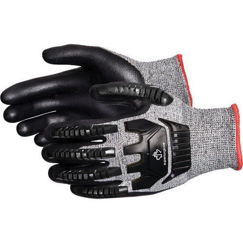 TenActiv Anti-Impact Cut-Resistant Composite Knit Gloves, 6, Synthetic Palm, Knit Wrist Cuff Brunswick Fyr & Safety