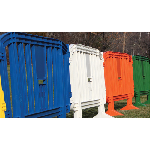 Minit Barricade, Interlocking, 49" L x 39" H, Orange Brunswick Fyr & Safety