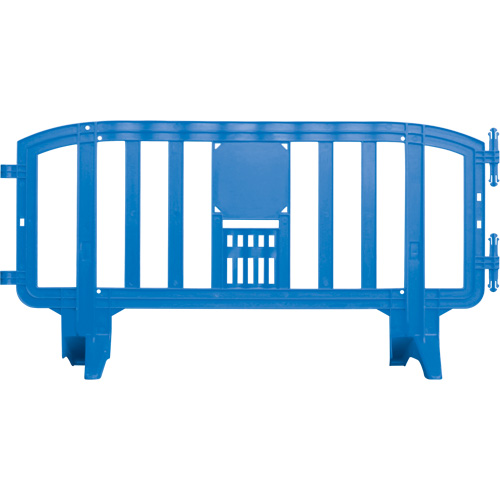 Movit Barricade, Interlocking, 78" L x 39" H, Blue Brunswick Fyr & Safety