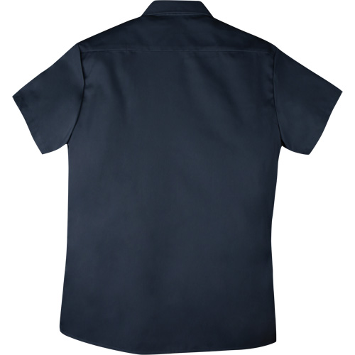 Chemise de travail &agrave; manches courtes en tissu crois&eacute; avec boutons-pression, Hommes, Moyen (grande taille), Bleu marin Brunswick Fyr & Safety