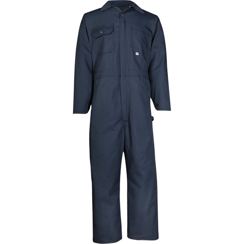 Twill Workwear Deluxe Coveralls, Men's, Navy Blue, Size 36 Brunswick Fyr & Safety