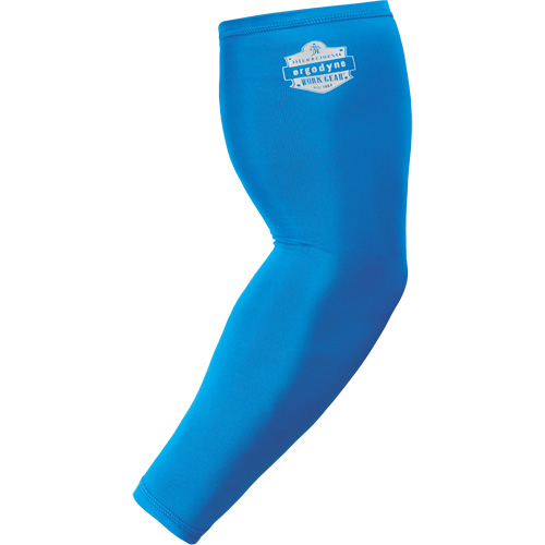 Chill-Its&reg; 6690 Cooling Arm Sleeves, 17", Polyester, Blue Brunswick Fyr & Safety