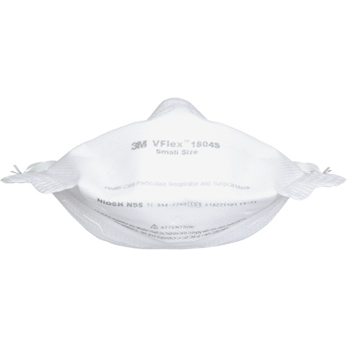 VFlex Healthcare Particulate Respirator and Surgical Mask, N95, NIOSH Certified, Small Brunswick Fyr & Safety