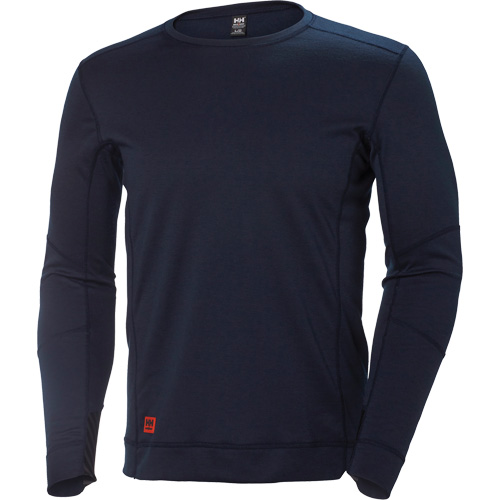 Lifa&reg; Max Moisture-Wicking Crewneck Undershirt, Men's, X-Small, Navy Blue Brunswick Fyr & Safety