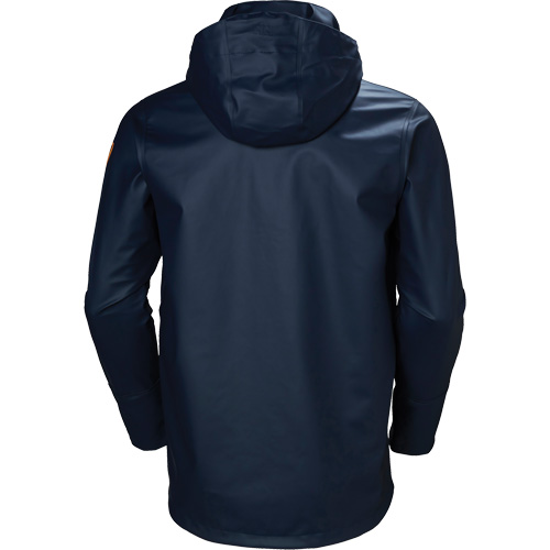 Gale Rain Jacket, Polyester/Polyurethane, Large, Navy Blue Brunswick Fyr & Safety