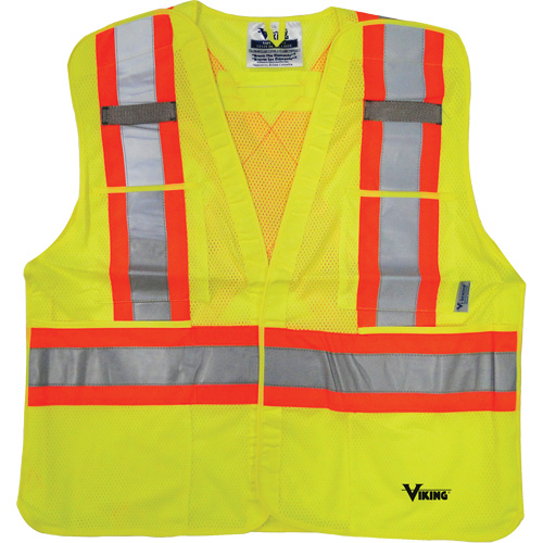 Veste de s&eacute;curit&eacute;, Jaune lime haute visibilit&eacute;, 2T-Grand/3T-Grand, Polyester Brunswick Fyr & Safety