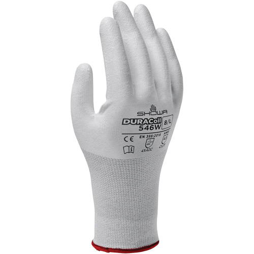 546W Cut Resistant Gloves, Size 6/Small, 13 Gauge, Polyurethane Coated, HPPE Shell, ANSI/ISEA 105 Level 3/EN 388 Level C Brunswick Fyr & Safety