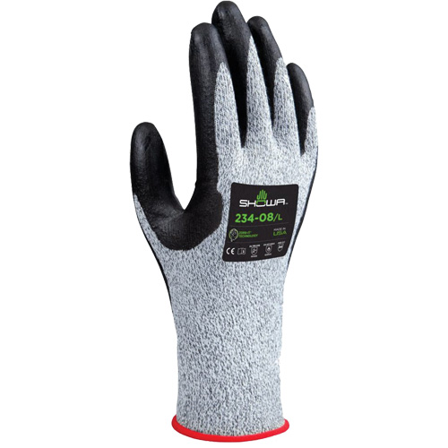 234 Cut Resistant Gloves, Size 6/Small, 15 Gauge, Foam Nitrile Coated, HPPE Shell, ANSI/ISEA 105 Level 4/EN 388 Level D Brunswick Fyr & Safety