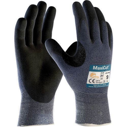 Gants r&eacute;sistant aux coupures ATG MaxiCut Ultra, Taille 3T-Grand, Calibre 15, Rev&ecirc;tement Mousse de nitrile, Enveloppe en PEHP, ASTM ANSI niveau A3/EN 388 niveau 5 Brunswick Fyr & Safety