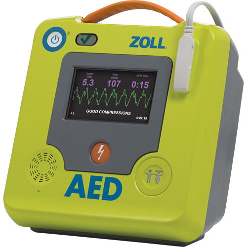 Professional Rescuers AED 3 BLS Defibrillator, Semi-Automatic, French, Class 4 Brunswick Fyr & Safety