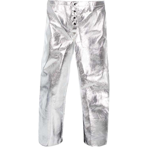 Heat Resistant Pants with Fly, 28, Aluminized Kevlar&reg; Brunswick Fyr & Safety