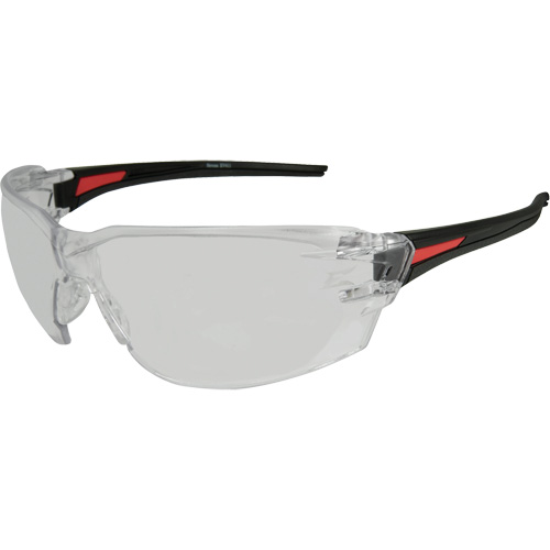 Lunettes de s&eacute;curit&eacute; Nevosa, Lentille Transparent, Anti-&eacute;gratignures, R&eacute;pond ou surpasse la norme CSA Z94.3 Brunswick Fyr & Safety