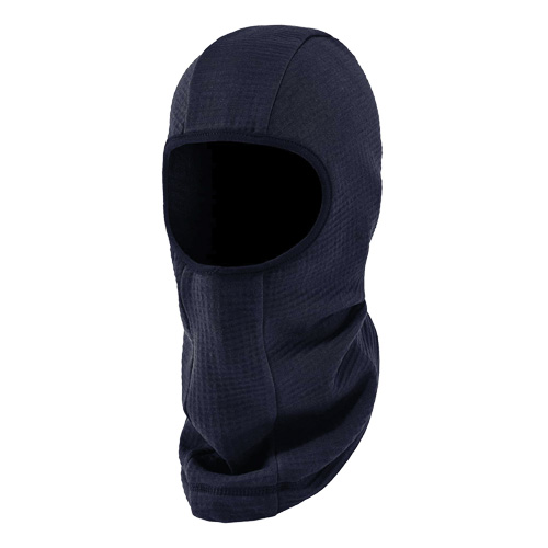 N-Ferno&reg; Dual Hazard Balaclava Face Mask, Navy Blue, Fleece Brunswick Fyr & Safety