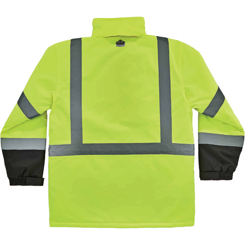 GloWear&reg; 8384 Type R Thermal Parka, High Visibility Lime-Yellow, Large Brunswick Fyr & Safety