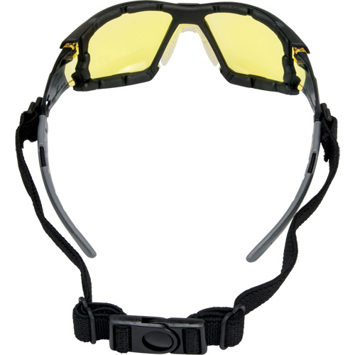Z2900 Series Safety Glasses with Foam Gasket, Amber Lens, Anti-Scratch, ANSI Z87+/Meets/Exceeds CSA Z94.3 Brunswick Fyr & Safety