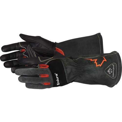 Endura&reg; TIG Welding & Multi-Task Glove, Grain Goatskin, Size Small Brunswick Fyr & Safety