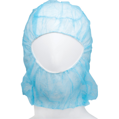Disposable Hood, Polypropylene, Blue Brunswick Fyr & Safety