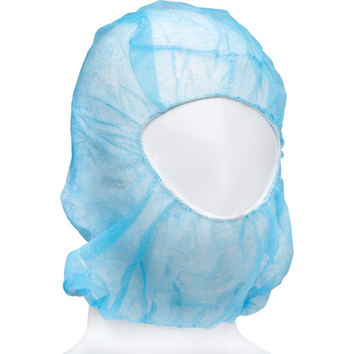 Disposable Hood, Polypropylene, Blue Brunswick Fyr & Safety