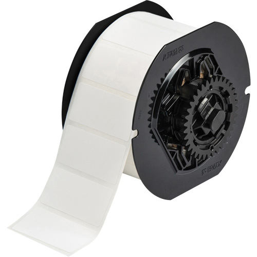 B33 Series Printer Labels, Paper, 2" L x 1" H, White Brunswick Fyr & Safety