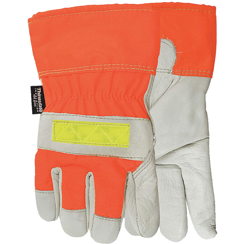 Gants dhiver Flashback, Grand, Paume en Cuir fleur de vache, Doublure en Thinsulate Brunswick Fyr & Safety