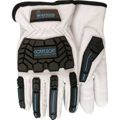 Gants antichocs isol&eacute;s Scape Goat, Petit, Paume en Ch&egrave;vre, Poignet &agrave; enfiler Brunswick Fyr & Safety