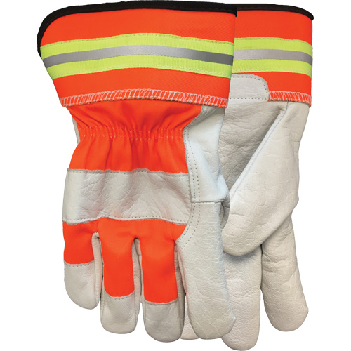 Flashback Fitters Gloves, Large, Grain Buffalo Palm Brunswick Fyr & Safety
