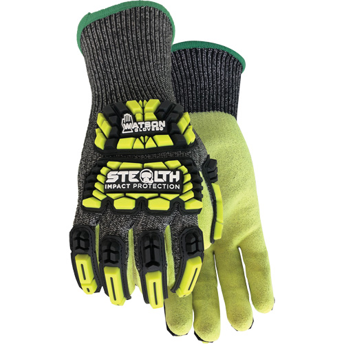 Stealth Dog Fight Impact & Cut Resistant Gloves, Small, Glass Fibre/HPPE/Nylon/Spandex Palm, Knit Wrist Cuff Brunswick Fyr & Safety