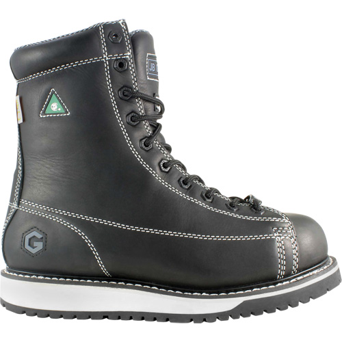 Bottes de travail pour monteur, Cuir, Embout Acier, Taille 7, Imperm&eacute;able Brunswick Fyr & Safety