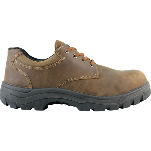 Chaussures de travail Warrior, Pointure 13, Embout Acier, Semelle R&eacute;sistant aux perforations, Cuir Brunswick Fyr & Safety