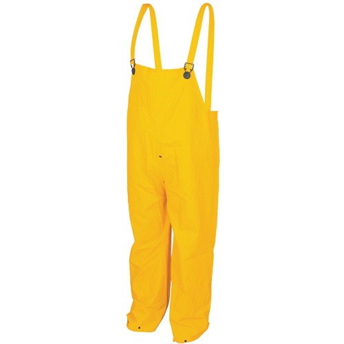 Classic Series Bib Rain Pants, Large, Polyester/PVC, Yellow Brunswick Fyr & Safety