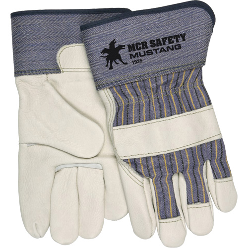 Gants dajusteur Mustang, Grand, Paume en Cuir fleur de vache, Doublure en Molleton Brunswick Fyr & Safety