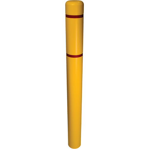 Couvre-bollard, 6" dia. x 52" l, Jaune Brunswick Fyr & Safety