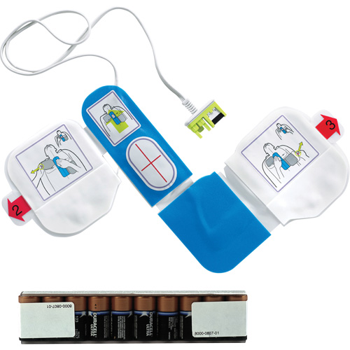 Battery Pack & CPR-D-Padz&reg; Kit, Zoll AED Plus&reg; For, Class 4 Brunswick Fyr & Safety