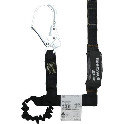 Miller&reg; Arc-Rated Shock-Absorbing Lanyard, 6', Scaffold Hook Center, Choke-Off Loop Leg Ends, Kevlar&reg; Brunswick Fyr & Safety