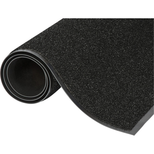 Tapis d'accueil Jasper, Essuie-pieds/grattoir, 2' x 3' x 5/16", Noir Brunswick Fyr & Safety