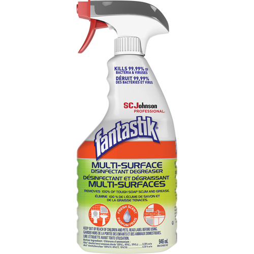 Fantastik&reg; Professional Multi-Surface Disinfectant & Degreaser, 946 ml, Trigger Bottle Brunswick Fyr & Safety