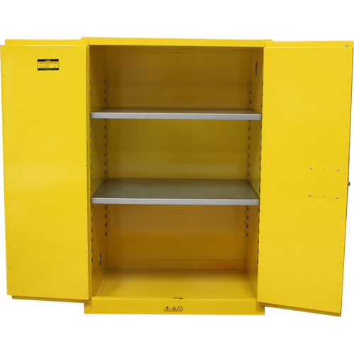 Armoire pour produits inflammables, 90 gal., 2 Porte(s), 43" La x 66" h x 34" p Brunswick Fyr & Safety