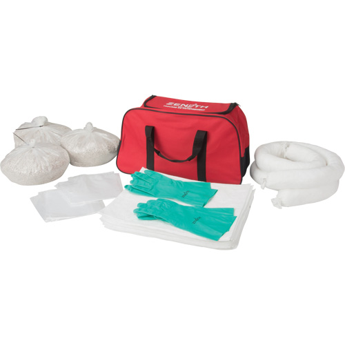 Trousse de lutte contre les d&eacute;versements de premi&egrave;re qualit&eacute;, Huile seulement, Sac, Absorbance de 10 gal. US Brunswick Fyr & Safety