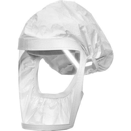 Cagoules d'APR &agrave; &eacute;puration d'air motoris&eacute; profil&eacute;e OptimAir, Universel, Coiffe souple, Bavette Simple Brunswick Fyr & Safety